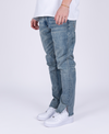 SPLIT STRAIGHT LEG JEANS