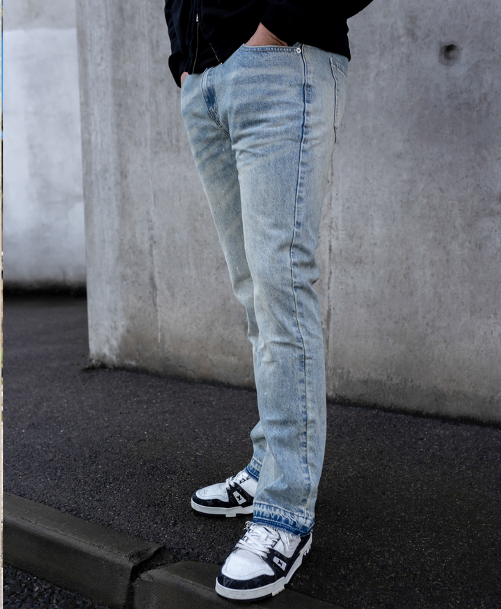 FLARED DENIM JEANS