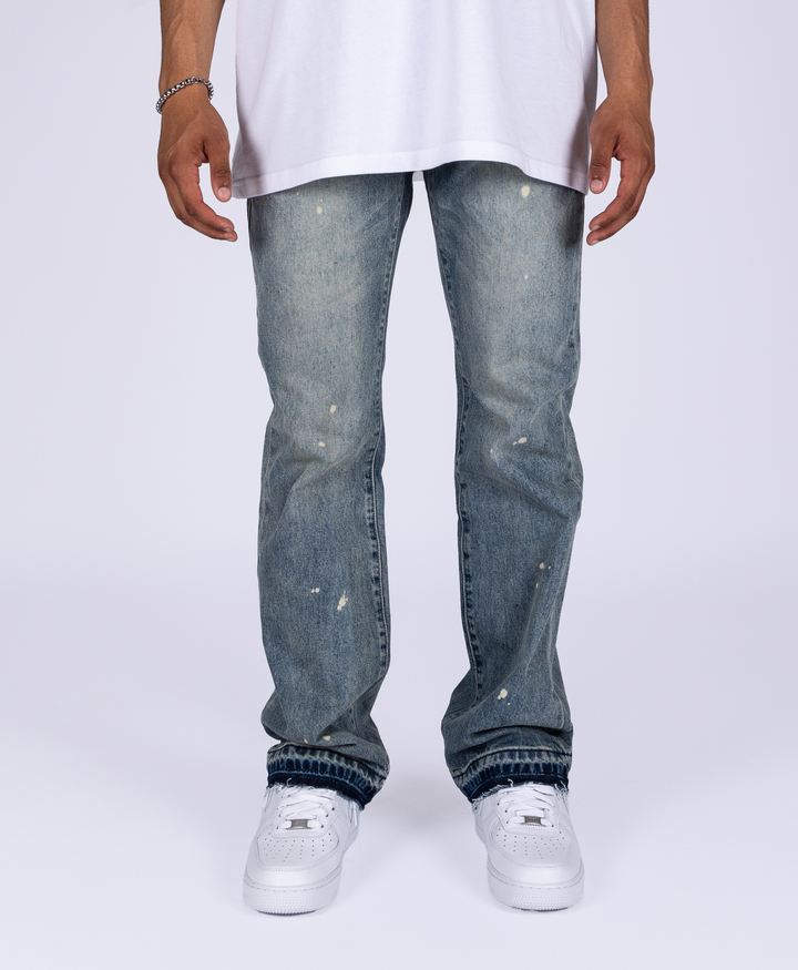 FLARED DENIM JEANS