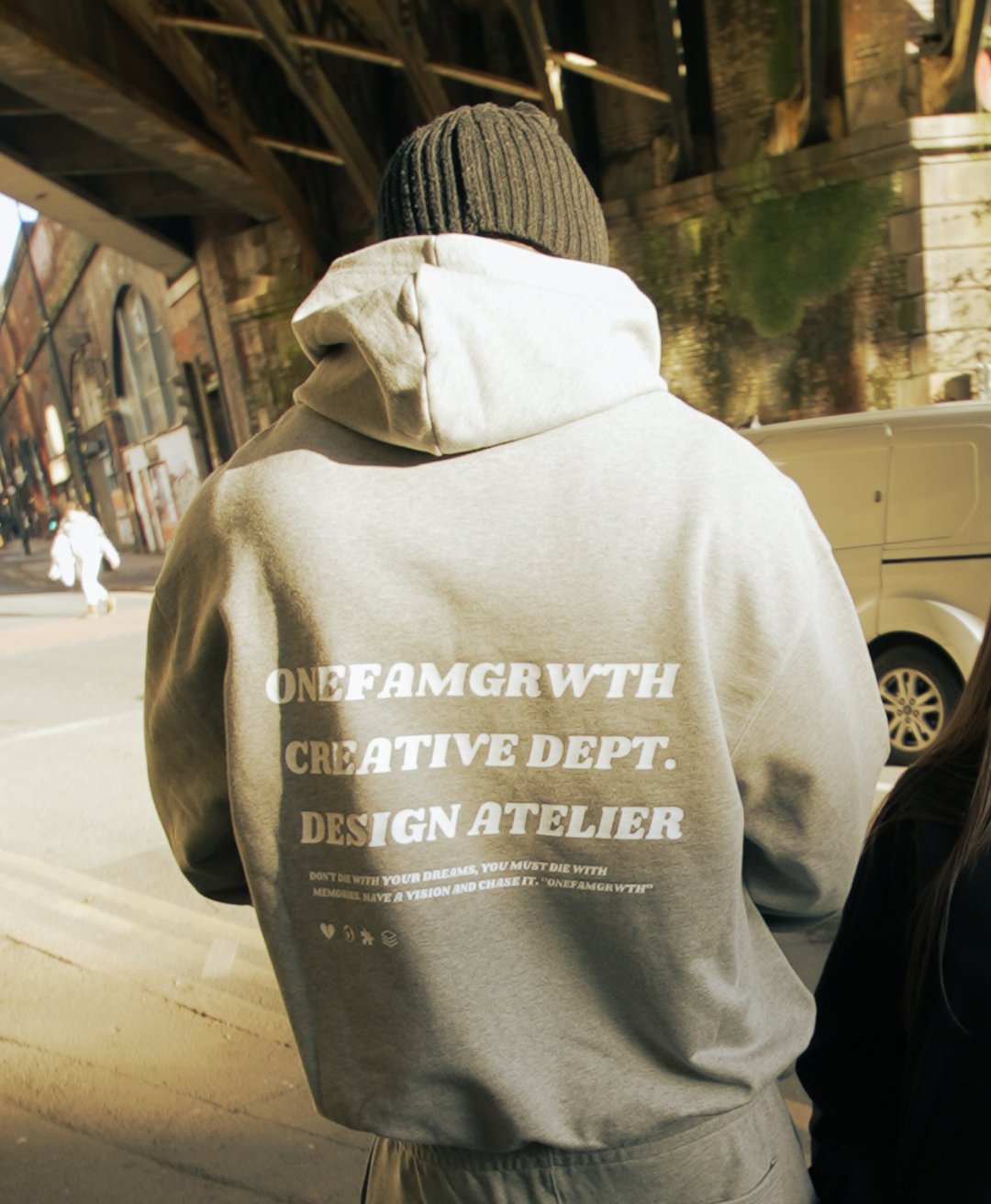 Oversized Hoodie- Grey